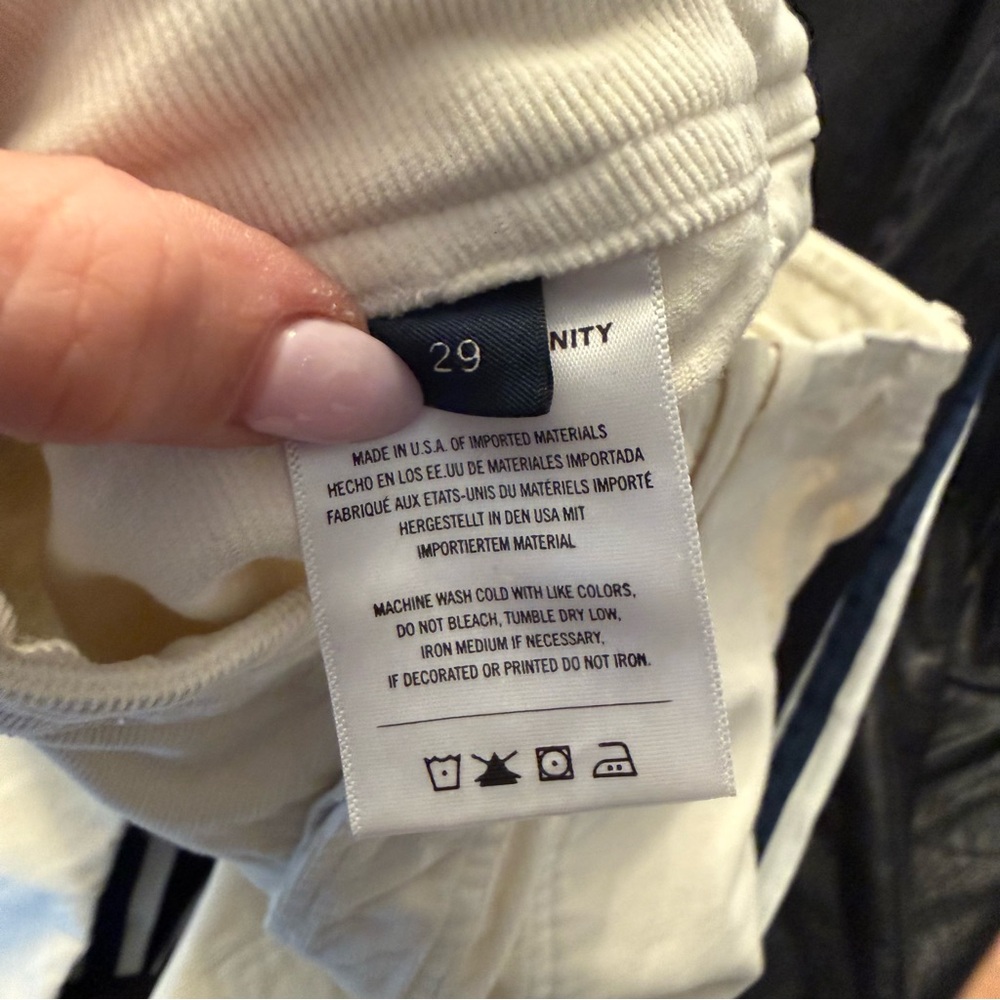 CITIZENS OF HUMANITY • Agni Utility pants cream corduroy slim straight - 29 - Picture 9 of 10